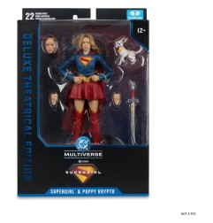 Supergirl (2026) DC Theatrical Deluxe Edition - Figurine Supergirl & Baby Krypto 17 cm