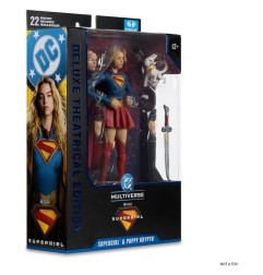 Supergirl (2026) DC Theatrical Deluxe Edition - Figurine Supergirl & Baby Krypto 17 cm