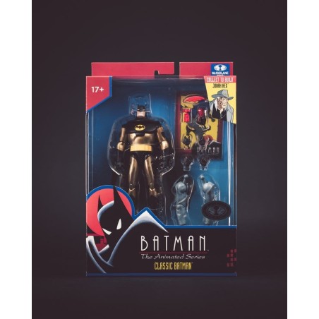 DC Comics - Batman: The Animated Series DC Direct Build-A Action Figures Wave 5 Classic Batman (Platinum Edition) 15 cm