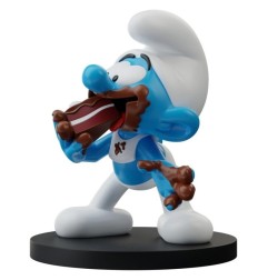The Smurfs - Statue Greedy Smurf 10 cm