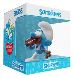 Les Schtroumpfs - Statue Schtroumpf Gourmand 10 cm