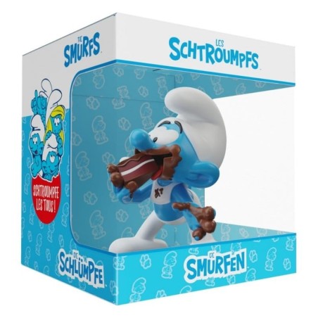 The Smurfs - Statue Greedy Smurf 10 cm