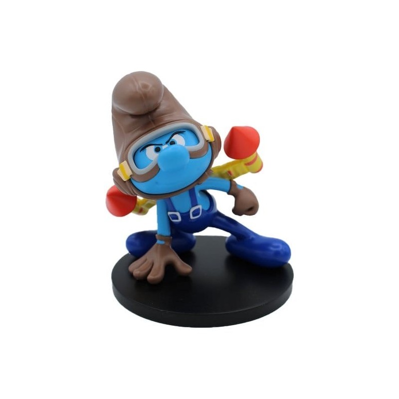 Les Schtroumpfs - Statue Schtroumpf Jetpack 10 cm
