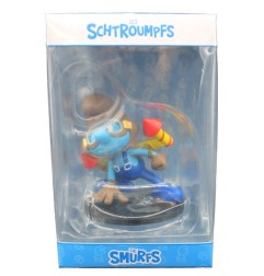 Les Schtroumpfs - Statue Schtroumpf Jetpack 10 cm
