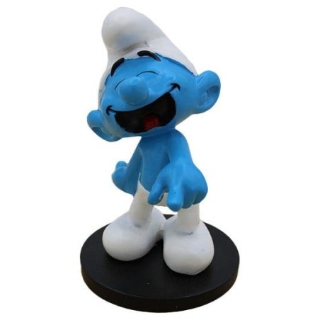 The Smurfs - Statue Jokey Smurf 11 cm