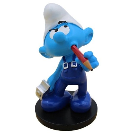 The Smurfs - Statue Handy Smurf 11 cm