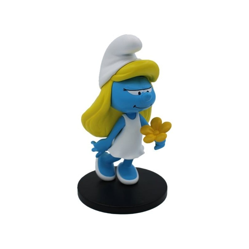 Les Schtroumpfs - Statue Schtroumpfette avec Fleur 12 cm