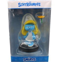 Les Schtroumpfs - Statue Schtroumpfette avec Fleur 12 cm