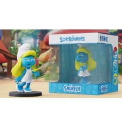 Les Schtroumpfs - Statue Schtroumpfette avec Fleur 12 cm