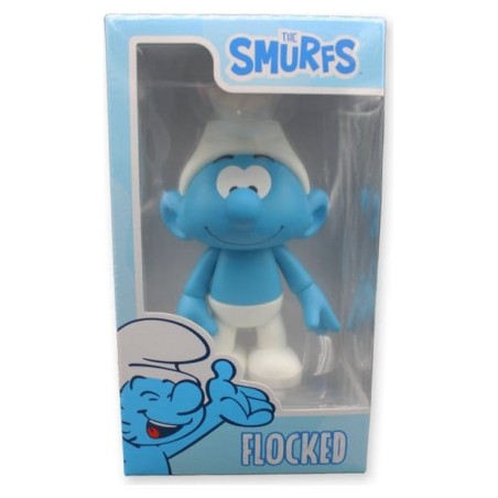 The Smurfs - Vinyl Figure Smurf White and Blue - Flocked 19 cm