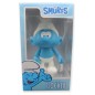 Les Schtroumpfs - Figurine Schtroumpf Blanc et Bleu Flocked 19 cm