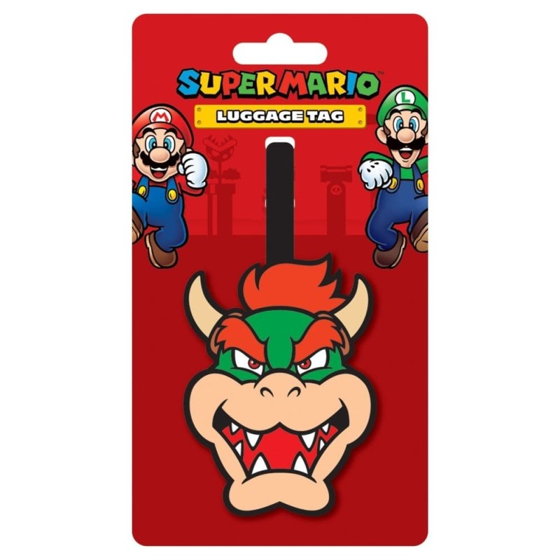 Super Mario - Étiquette de Bagage Bowser
