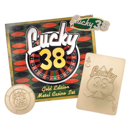 Fallout - : New Vegas Replica Lucky 38 Imitation Gold Casino Set Limited Edition
