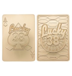 Fallout: New Vegas - Réplique Lucky 38 Imitation Gold Casino Set Limited Edition