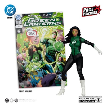 DC Direct Page Punchers - Figurine Jessica Cruz (Green Lanterns N° 48) (Red Platinum Edition) 18 cm