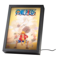 One Piece - Impression LED One Piece encadrée