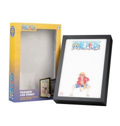 One Piece - Impression LED One Piece encadrée