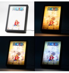 One Piece - Impression LED One Piece encadrée