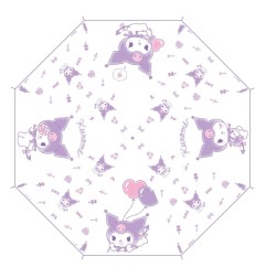 Sanrio - Cane Umbrella Kuromi Kawaii Transparent
