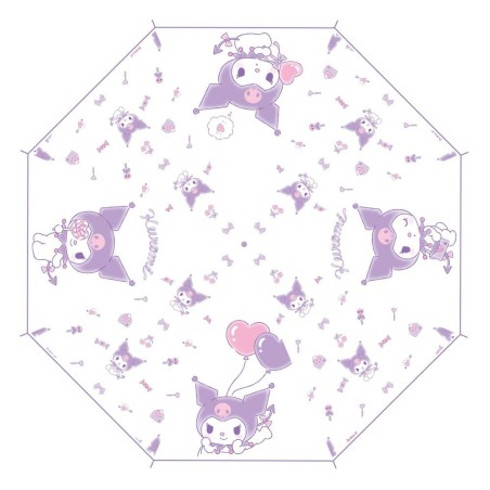 Sanrio - Parapluie Cane Kuromi Kawaii Transparent