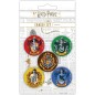 Harry Potter - Pack 5 gommes Blasons de Poudlard
