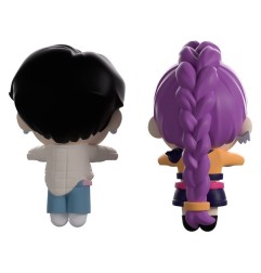 KPop Demon Hunters - Figurines Jinu & Rumi Monitor Buddiez 6 cm