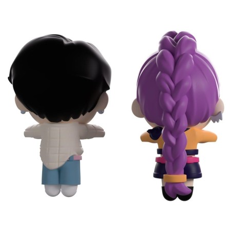 KPop Demon Hunters - Figurines Jinu & Rumi Monitor Buddiez 6 cm