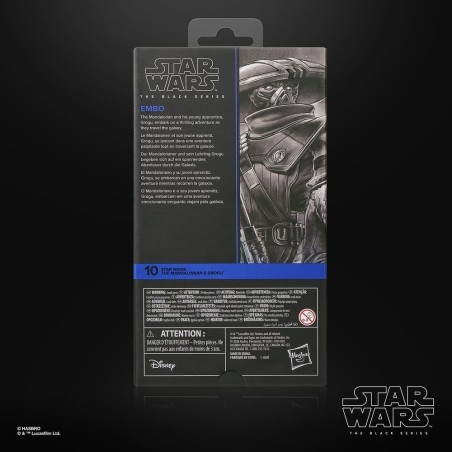 Star Wars: Le Mandalorien et Grogu Black Series - Figurine Embo 15 cm