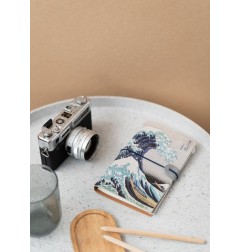 Hokusai - Carnet de voyage La Grande Vague de Kanagawa 20 cm