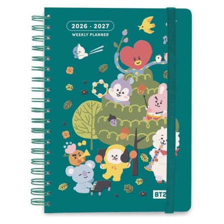 BT21 - Agenda scolaire A5 hebdomadaire BT21 2026/2027