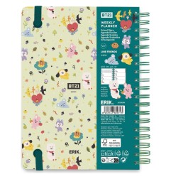 BT21 - Agenda scolaire A5 hebdomadaire BT21 2026/2027