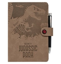 Jurassic Park - Carnet premium A5 Jurassic Park avec stylo projecteur