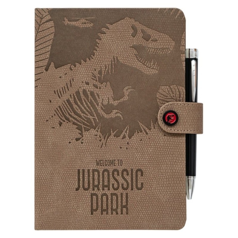 Jurassic Park - Carnet premium A5 Jurassic Park avec stylo projecteur