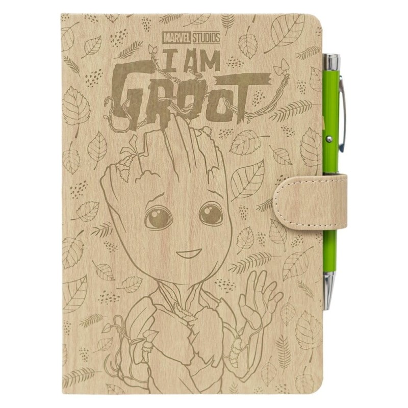 Marvel - Carnet premium A5 avec stylo projecteur Groot Marvel - Carnet premium A5 avec stylo projecteur Groot