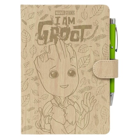 Marvel - Carnet premium A5 avec stylo projecteur Groot