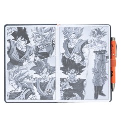 Dragon Ball - Carnet premium A5 Super Goku avec stylo projecteur