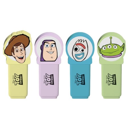 Toy Story - Set de 4 Surligneurs Toy Story avec Toppers