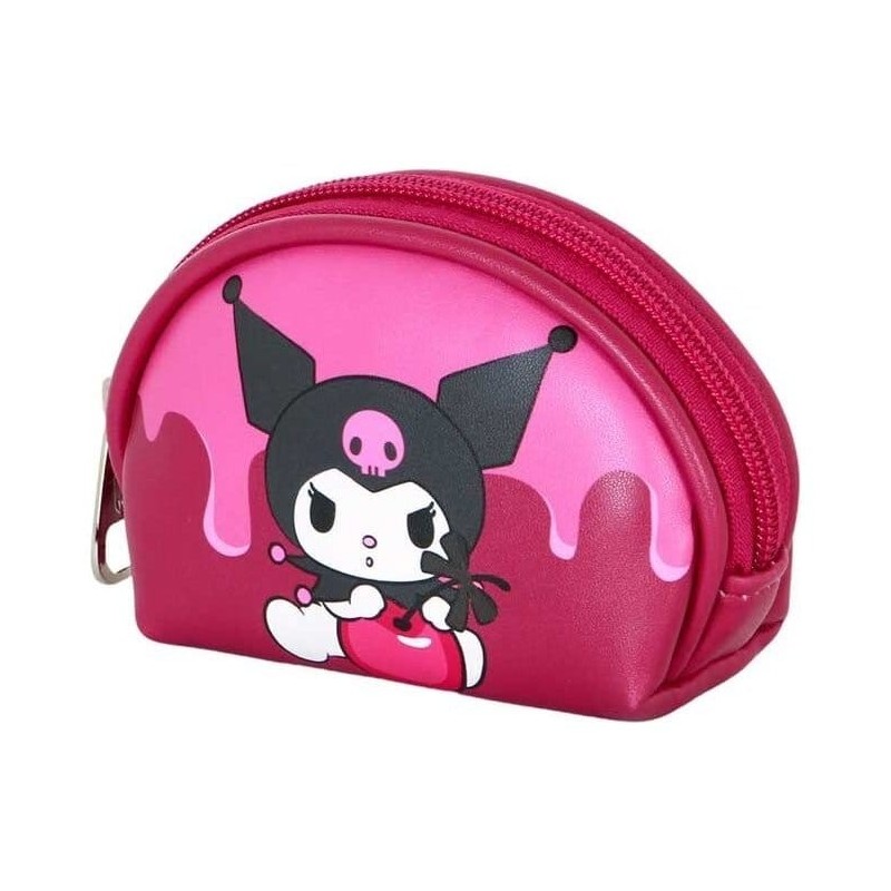 Sanrio - Porte-monnaie Casual Oval Kuromi Cherry