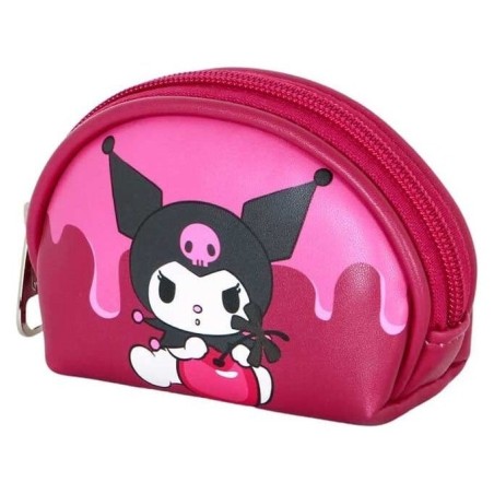 Sanrio - Porte-monnaie Casual Oval Kuromi Cherry