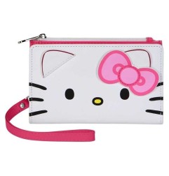 Hello Kitty - Portefeuille Slim Hello Kitty Face