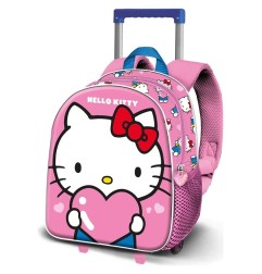 Hello Kitty - Sac à dos à roulettes 3D Small Hello Kitty Heart