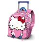 Hello Kitty - Sac à dos à roulettes 3D Small Hello Kitty Heart Hello Kitty - Sac à dos à roulettes 3D Small Hello Kitty Heart