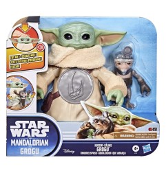 Star Wars: The Mandalorian & Grogu - Figurine électronique Câlins Grogu & Anzellan 17 cm