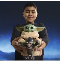 Star Wars: The Mandalorian & Grogu - Figurine électronique Câlins Grogu & Anzellan 17 cm