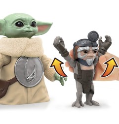 Star Wars: The Mandalorian & Grogu - Figurine électronique Câlins Grogu & Anzellan 17 cm