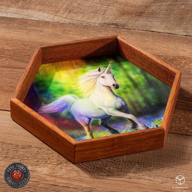 Anne Stokes - Plateau à dés Chase The Rainbow 20 cm