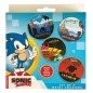 Sonic The Hedgehog - Pack 4 sous-verres Sonic The Hedgehog