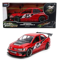 Fast & Furious - Véhicule Diecast 1:24 Mitsubishi Lancer 2006 19 cm