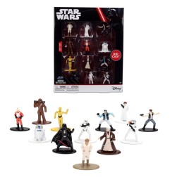 Star Wars - Pack de 12 mini figurines Nano Metalfigs Star Wars