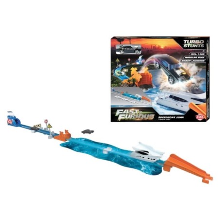 Fast & Furious - Playset Speedboat Jump 11 cm